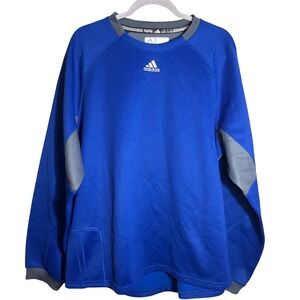 Adidas Alphaskin Techfit Compression Long Sleeve Training‎ Mock Neck Blue Men L